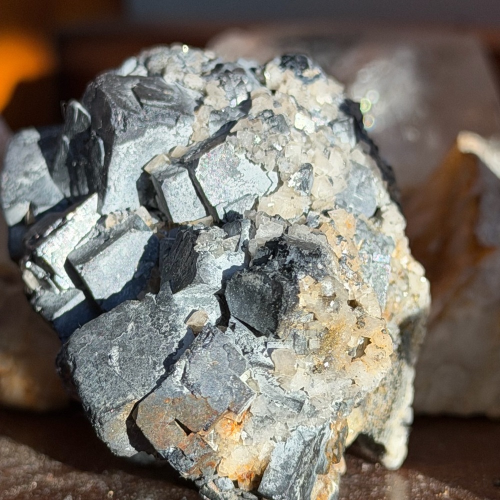 Galena & Quartz Mineral Specimen